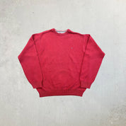F- Vintage Tommy Hilfiger Red Plain Knit Sweater