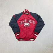 F- Vintage Ecko Unlimited Zip Up Bomber Jacket