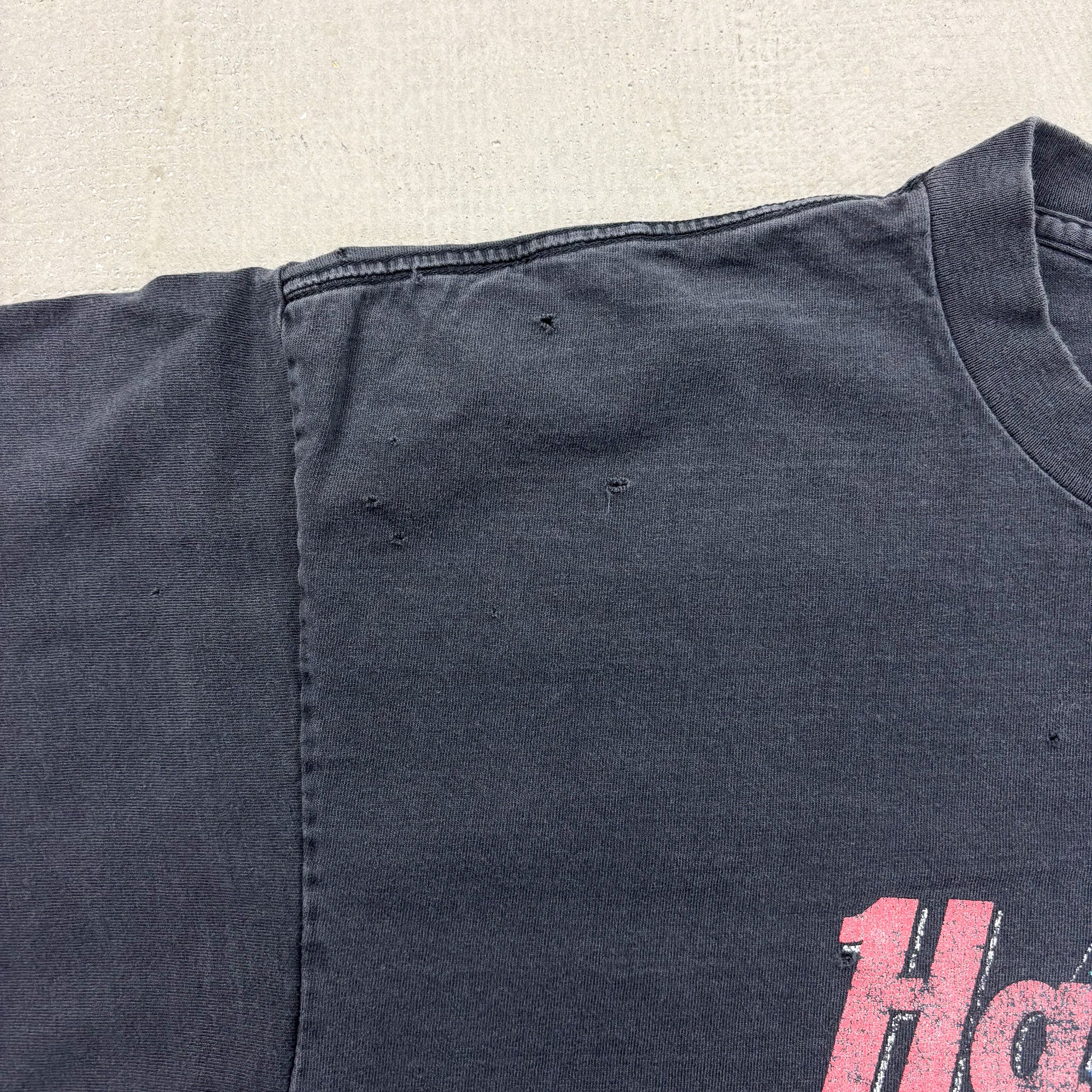 F- Vintage Hard Rock Cafe Nashville Earth Logo Graphic Made In USA Tee