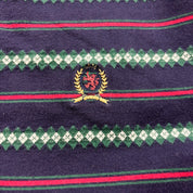 F- Vintage Tommy Hilfiger Striped Polo Shirt