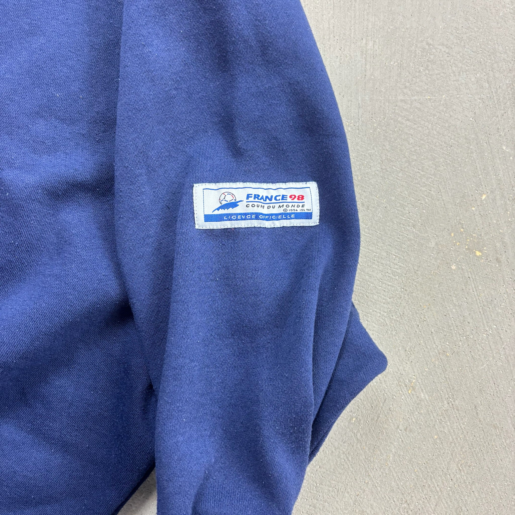 F- Vintage '98 Adidas France World Cup Embroidered Crewneck
