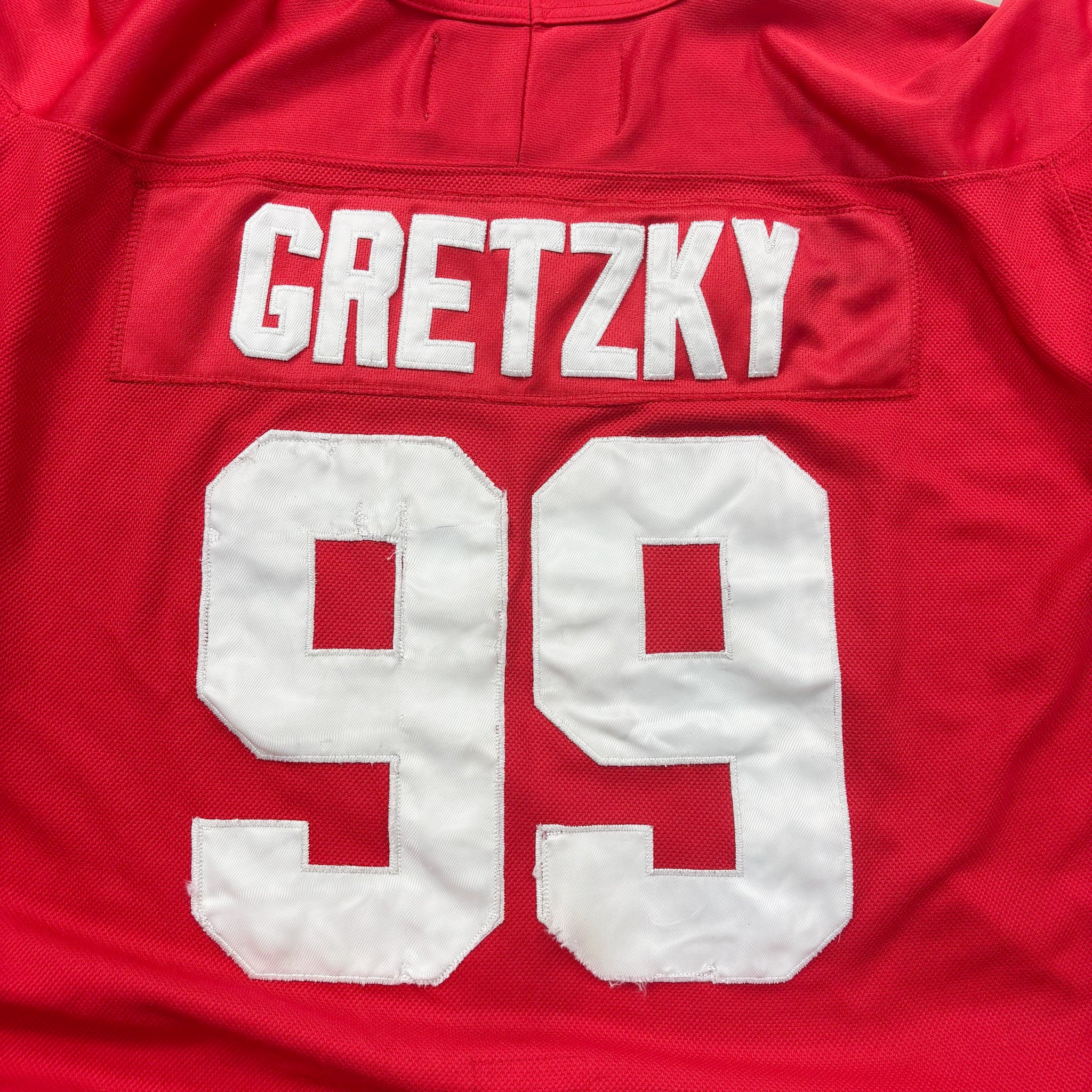 F- Vintage Canada Cup CCM Hockey Wayne Gretzky Jersey