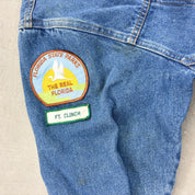 F- Vintage London Fog Patches Denim Jacket