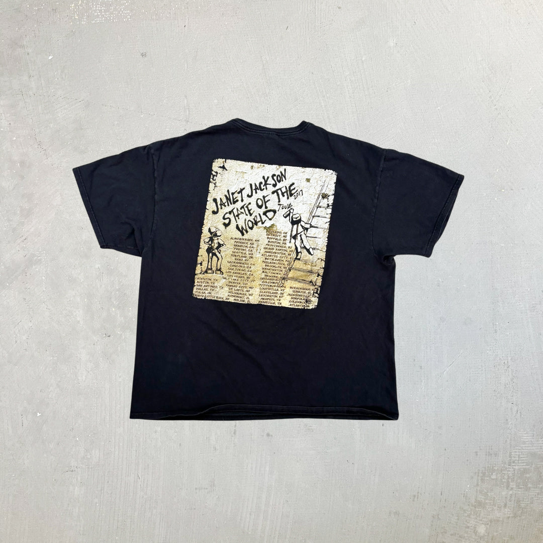 F- '17 Janet Jackson State Of The World Tour Tee