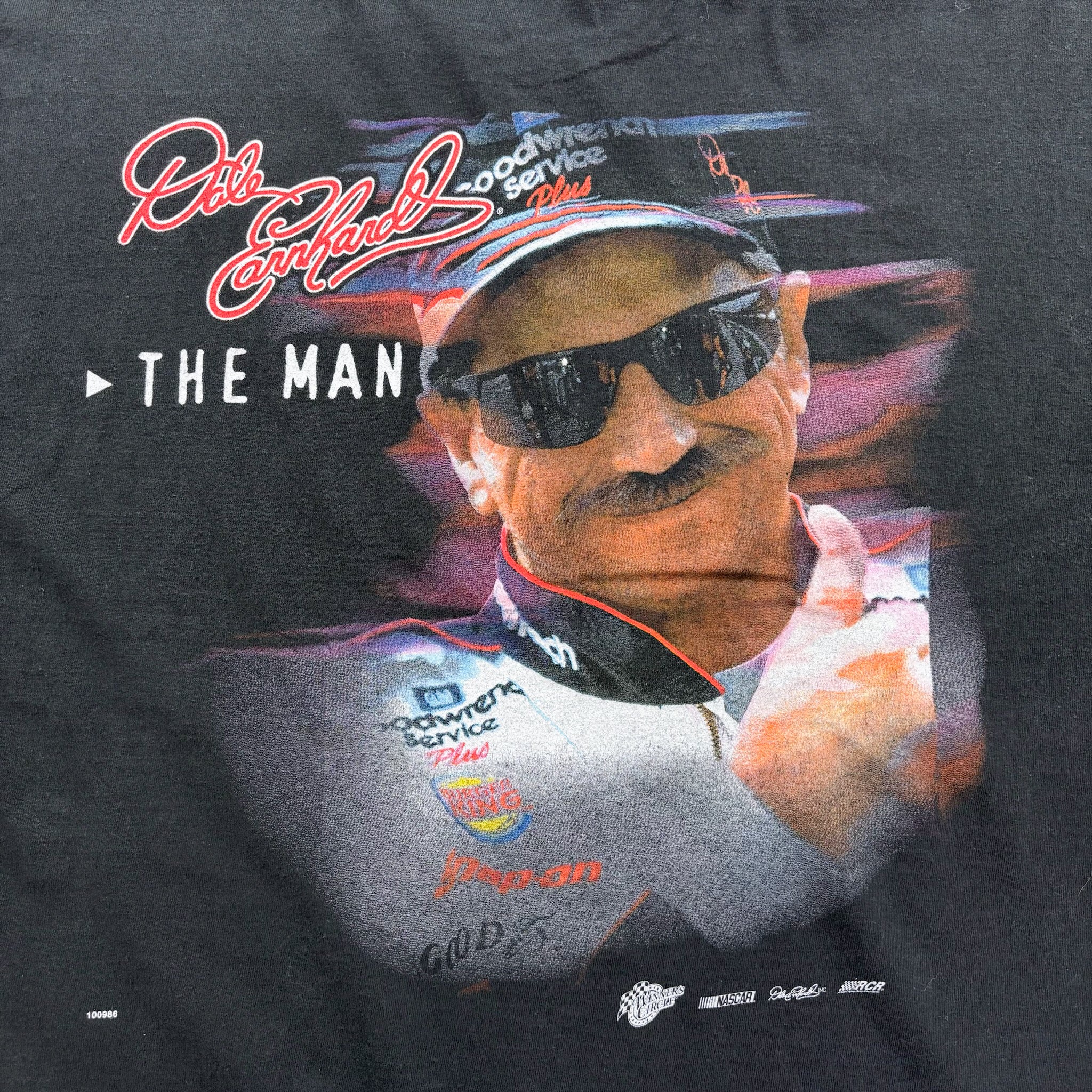 F- Vintage Nascar Dale Earnhardt The Man Graphic Tee