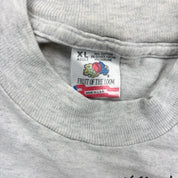 F- Vintage White Mountains Moose Graphic Made In USA Single Stitch Tee