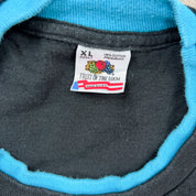 F- Vintage Glacier National Park Montana Eagle & Wolf Made In USA Tee