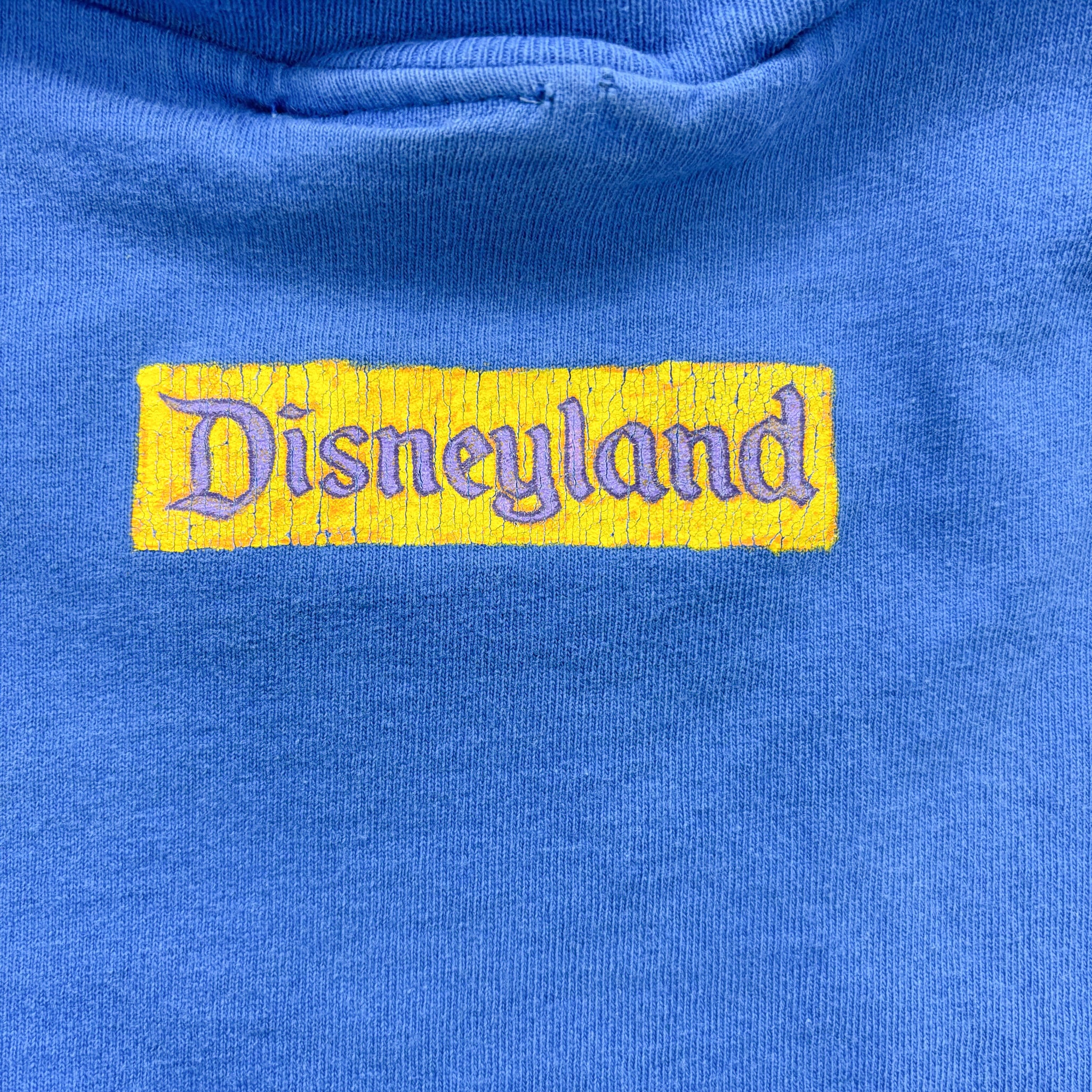 F- Vintage Disney Donald Duck Painting Graphic Made In USA Tee