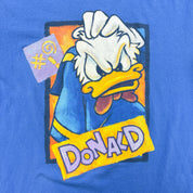 F- Vintage Disney Donald Duck Painting Graphic Made In USA Tee