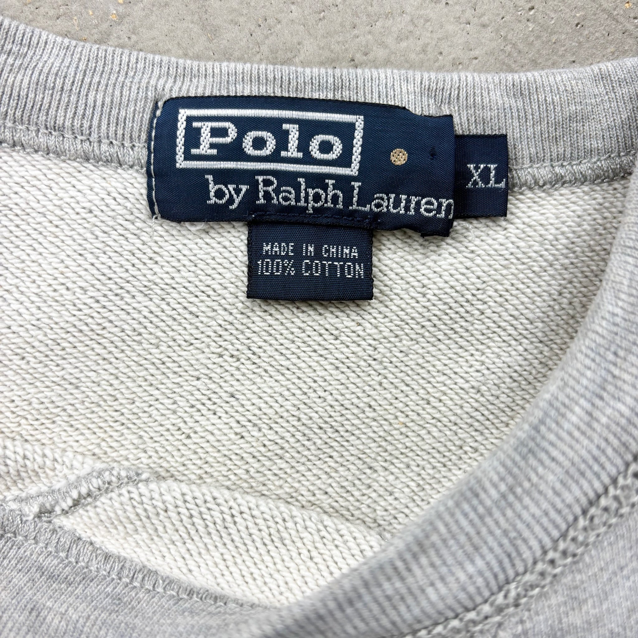 F- Vintage Polo Ralph Lauren Phys Ed Crewneck