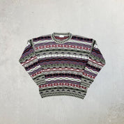 F- Vintage Protege Made In USA Pattern Knit Sweater