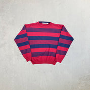 F- Vintage Badge Stripped Knit Sweater