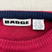 F- Vintage Badge Stripped Knit Sweater