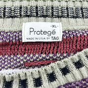 F- Vintage Protege Made In USA Pattern Knit Sweater