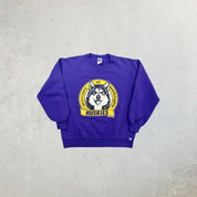 F- Vintage University Of Washington Huskies Russell Athletic Made In USA Crewneck