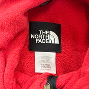 F- North Face Denali Zip Up Red Polar Fleece