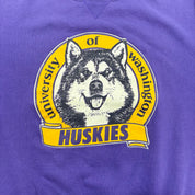 F- Vintage University Of Washington Huskies Russell Athletic Made In USA Crewneck