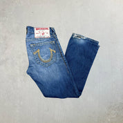 F- Vintage True Religion Rainbow Bobby Made In USA Jeans