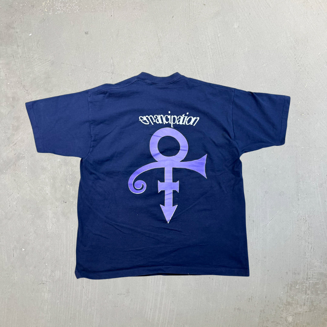 F- Vintage Prince Emancipation Graphic Made In USA Single Stitch Tee