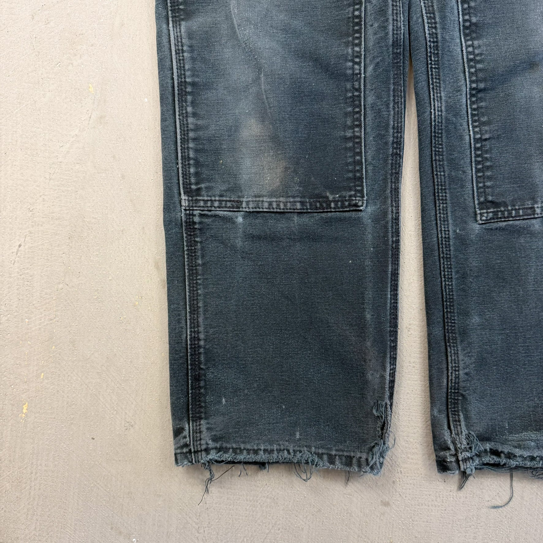 F- Vintage Carhartt Double Knee Dungaree Workwear Pants