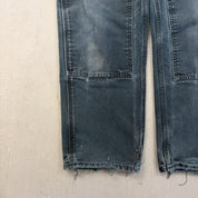 F- Vintage Carhartt Double Knee Dungaree Workwear Pants
