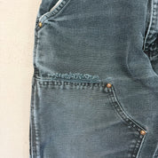 F- Vintage Carhartt Double Knee Dungaree Workwear Pants