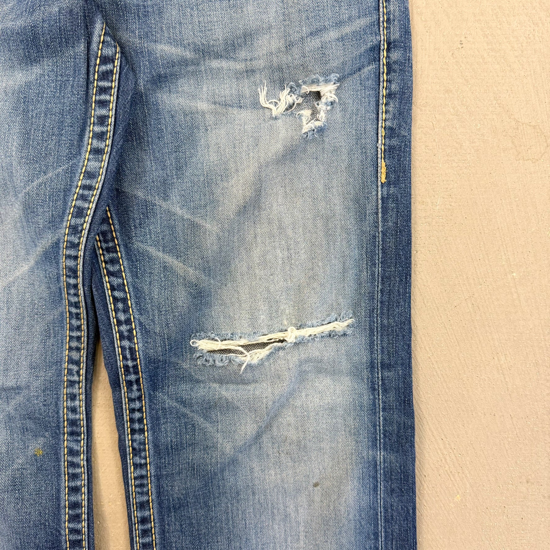 F- Vintage True Religion Rainbow Bobby Made In USA Jeans