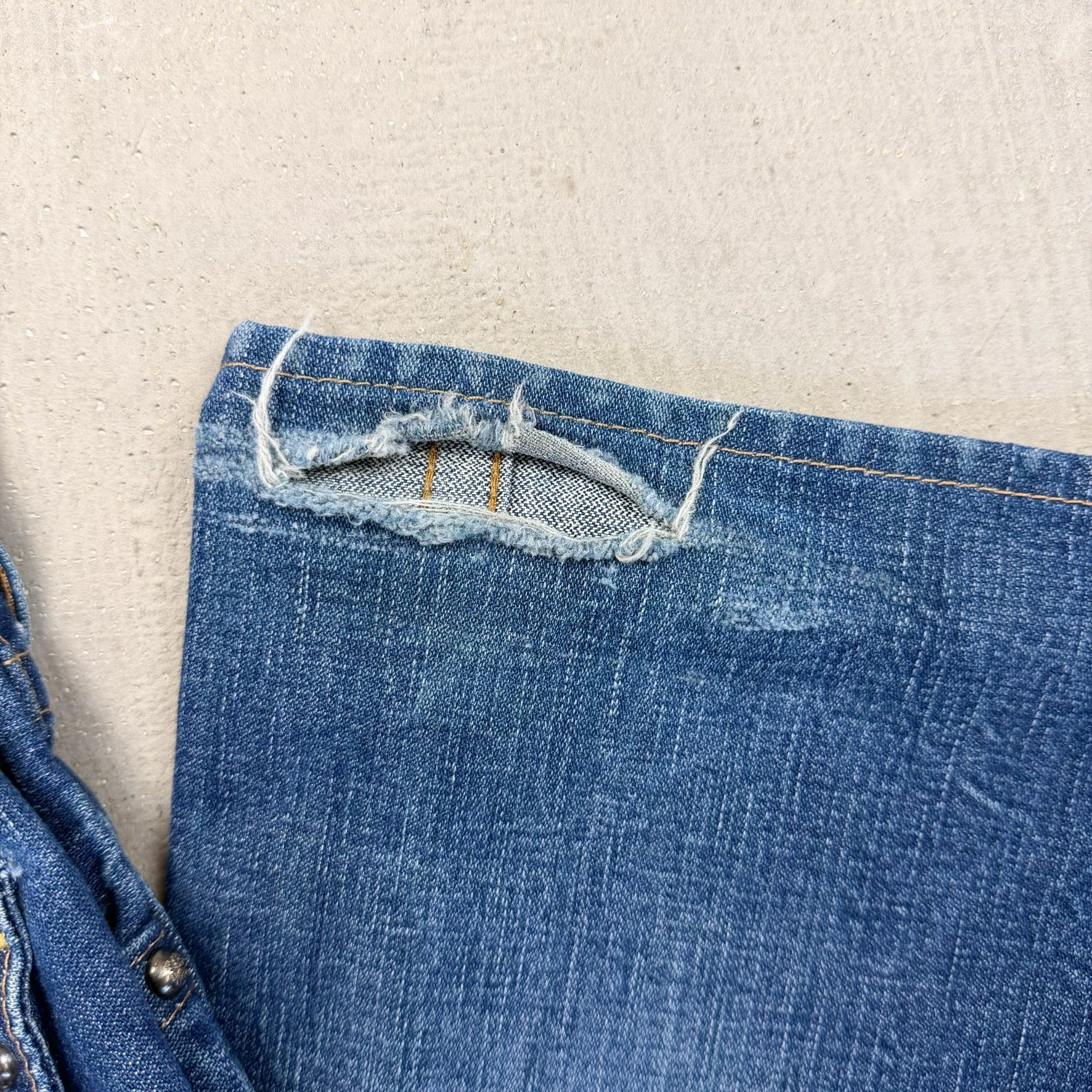 F- Vintage True Religion Rainbow Billy Flared Made In USA Jeans