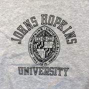 F- Vintage Champion John Hopkins Text Made In USA Crewneck