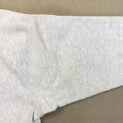 F- Vintage Champion Reverse Weave Heather Grey Made In USA Crewneck