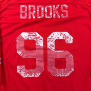 F- Vintage Detroit Red Wings NHL Starter w/ Custom Name Hockey Jersey