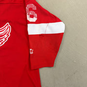 F- Vintage Detroit Red Wings NHL Starter w/ Custom Name Hockey Jersey