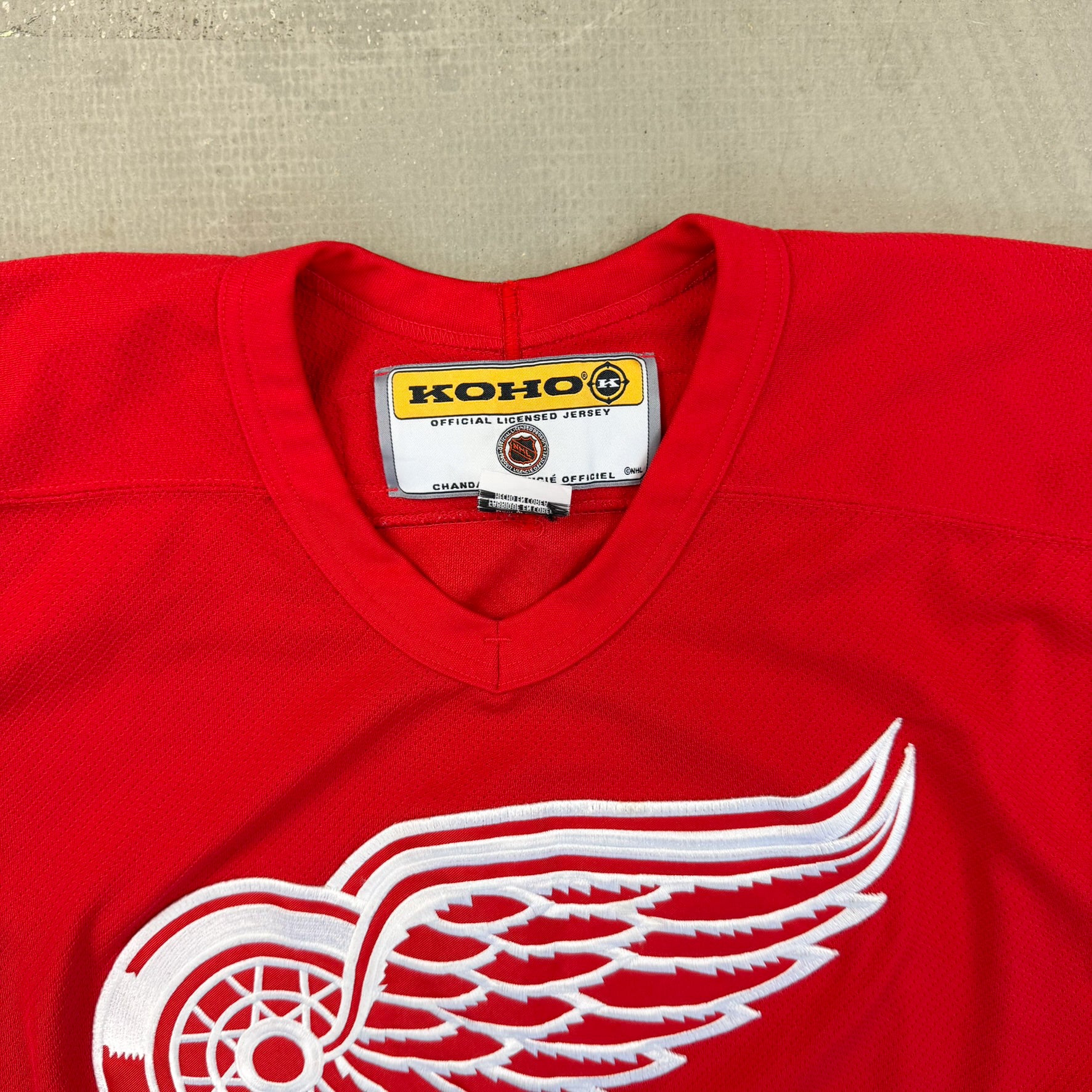 F- Vintage Detroit Red Wings NHL Koho Hockey Jersey