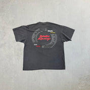 F- Vintage Nascar Mark Martin Valvoline Car Graphic Single Stitch Tee