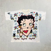 F- Vintage '93 Betty Boop Jumbo Print Graphic Tee