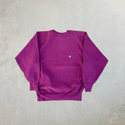 F- Vintage Champion Reverse Weave Made In USA Purple Crewneck