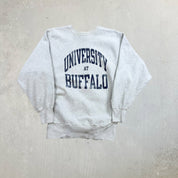 F- Vintage Champion University At Buffalo Reverse Weave Crewneck