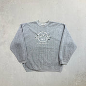 F- Vintage Hard Rock Cafe Montreal Canada Embroidered Logo Crewneck