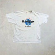 F- Vintage Hard Rock Cafe St Thomas Made In USA Single Stitch Tee