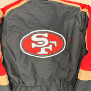 F- Vintage San Francisco 49ers NFL Stater Zip Up Winter Jacket