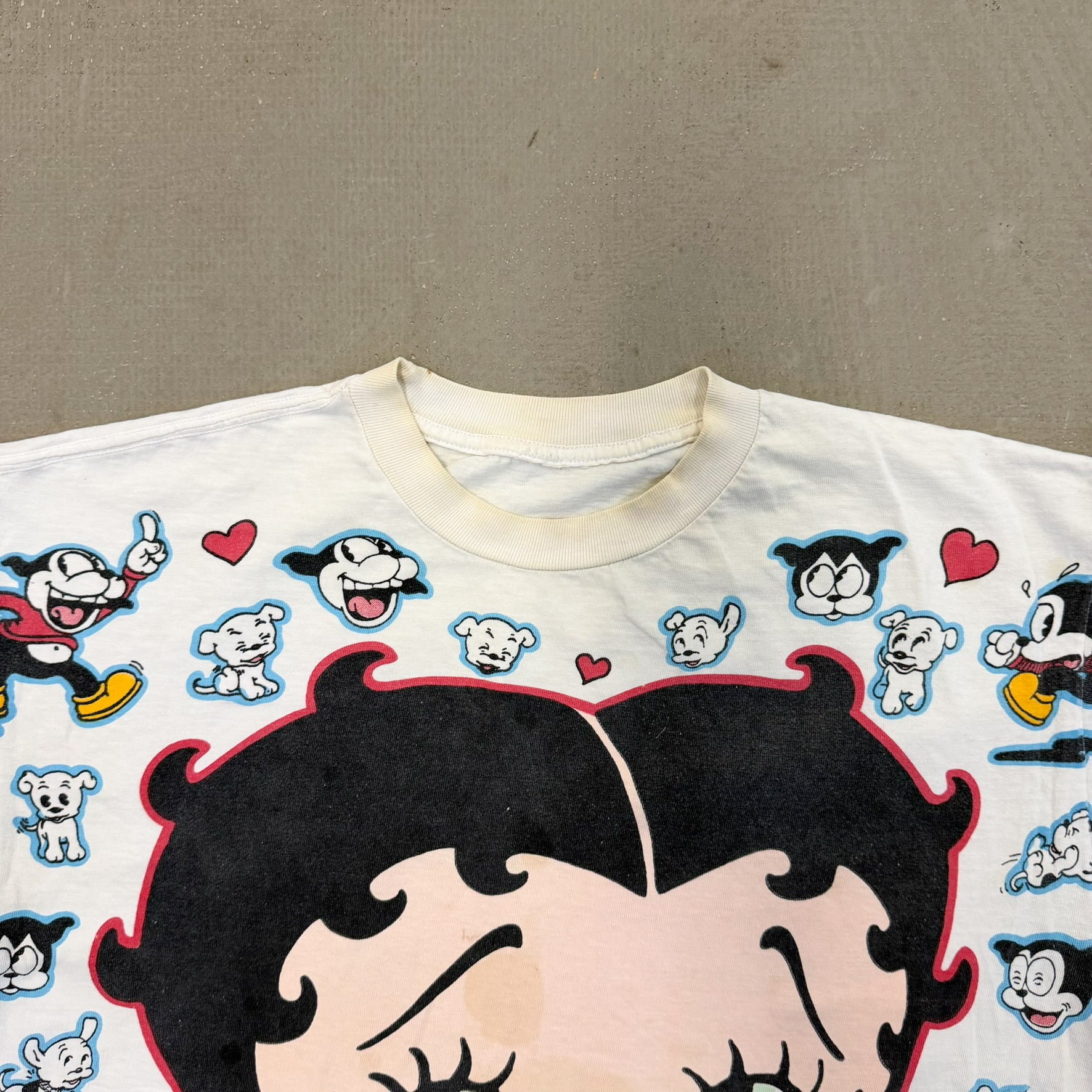 F- Vintage '93 Betty Boop Jumbo Print Graphic Tee