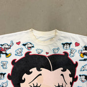 F- Vintage '93 Betty Boop Jumbo Print Graphic Tee