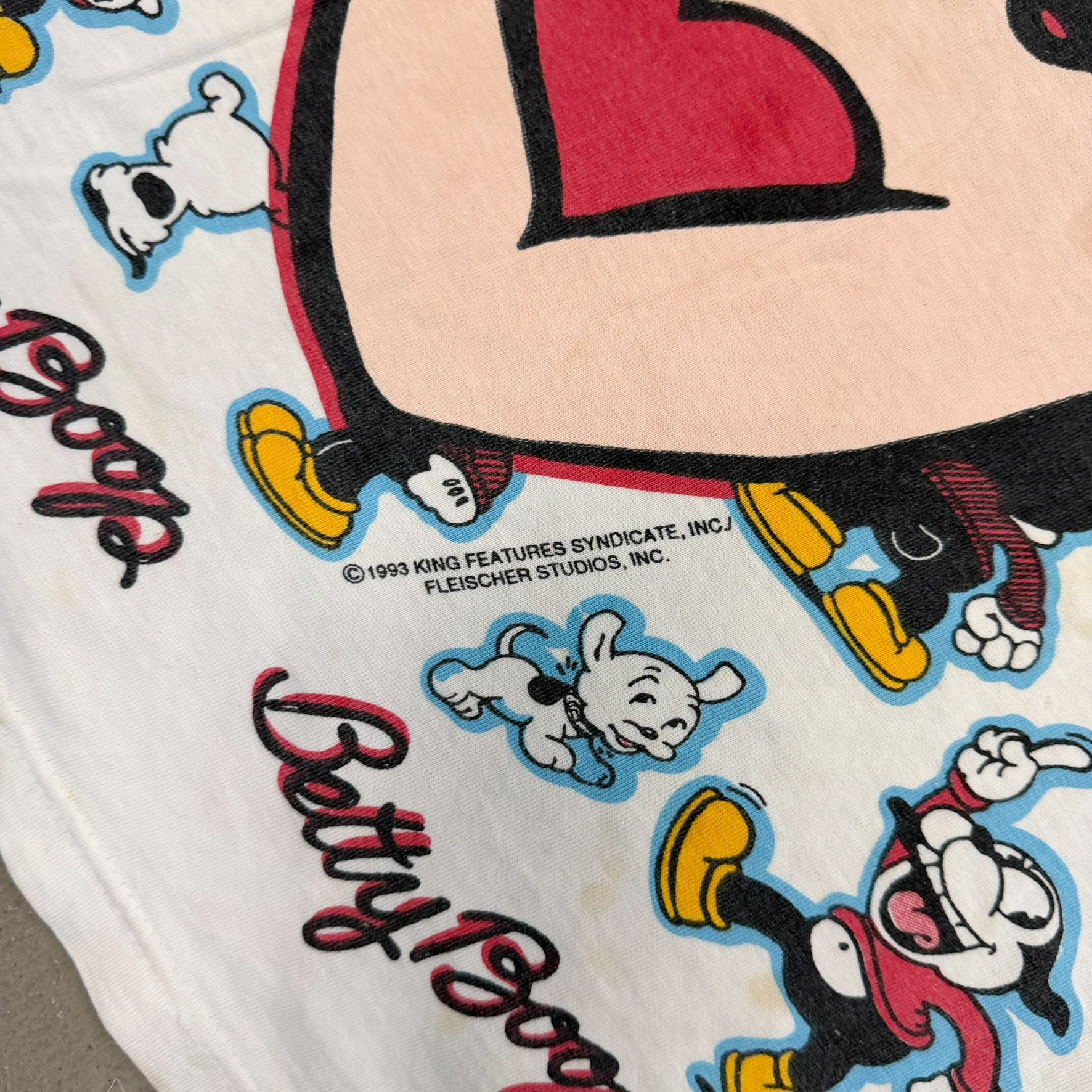 F- Vintage '93 Betty Boop Jumbo Print Graphic Tee