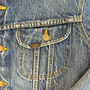 F- Vintage Lee Made In Canada Blanket Lined Denim Jacket