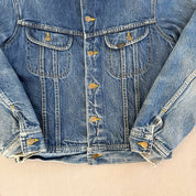 F- Vintage Lee Made In Canada Blanket Lined Denim Jacket