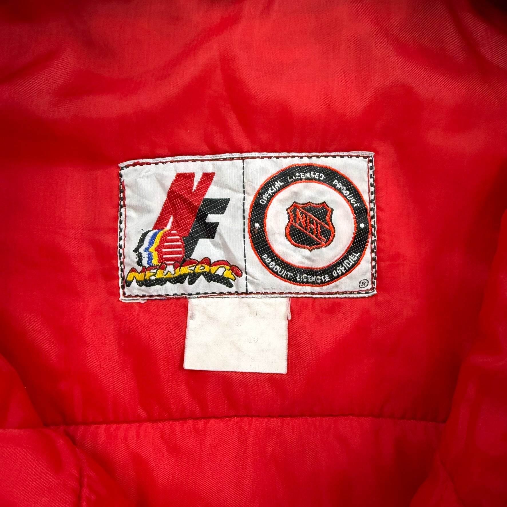 F- Vintage Montreal Canadiens NHL New Faces Zip Up Winter Jacket