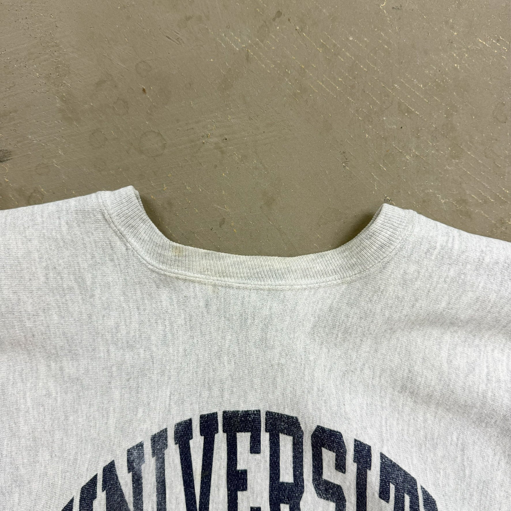 F- Vintage Champion University At Buffalo Reverse Weave Crewneck