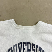 F- Vintage Champion University At Buffalo Reverse Weave Crewneck