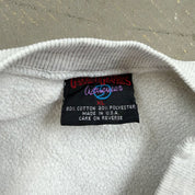 F- Vintage Louisiana State University Garfield Graffiti Made In USA Crewneck