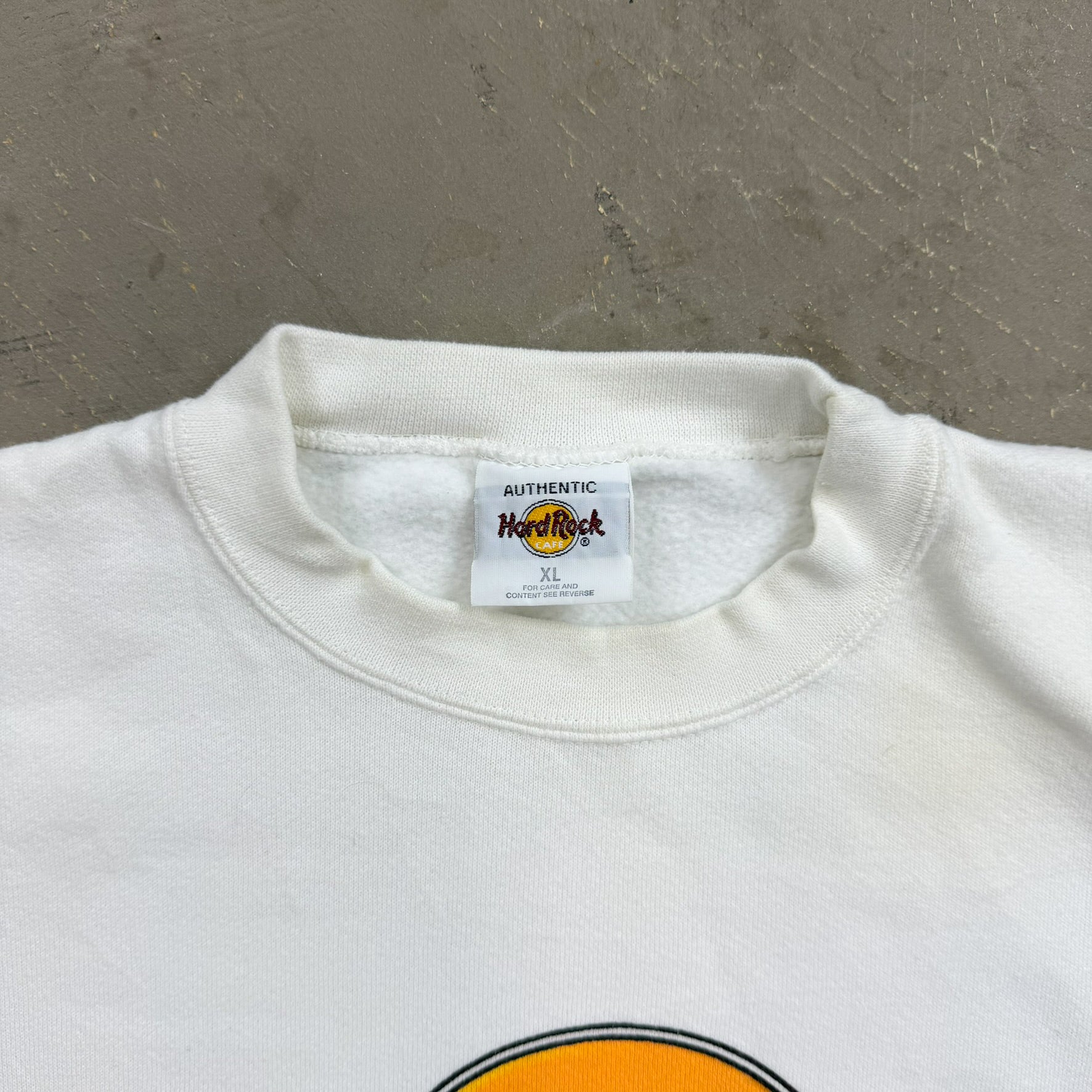 F- Vintage Hard Rock Cafe Phoenix Arizona Logo Crewneck